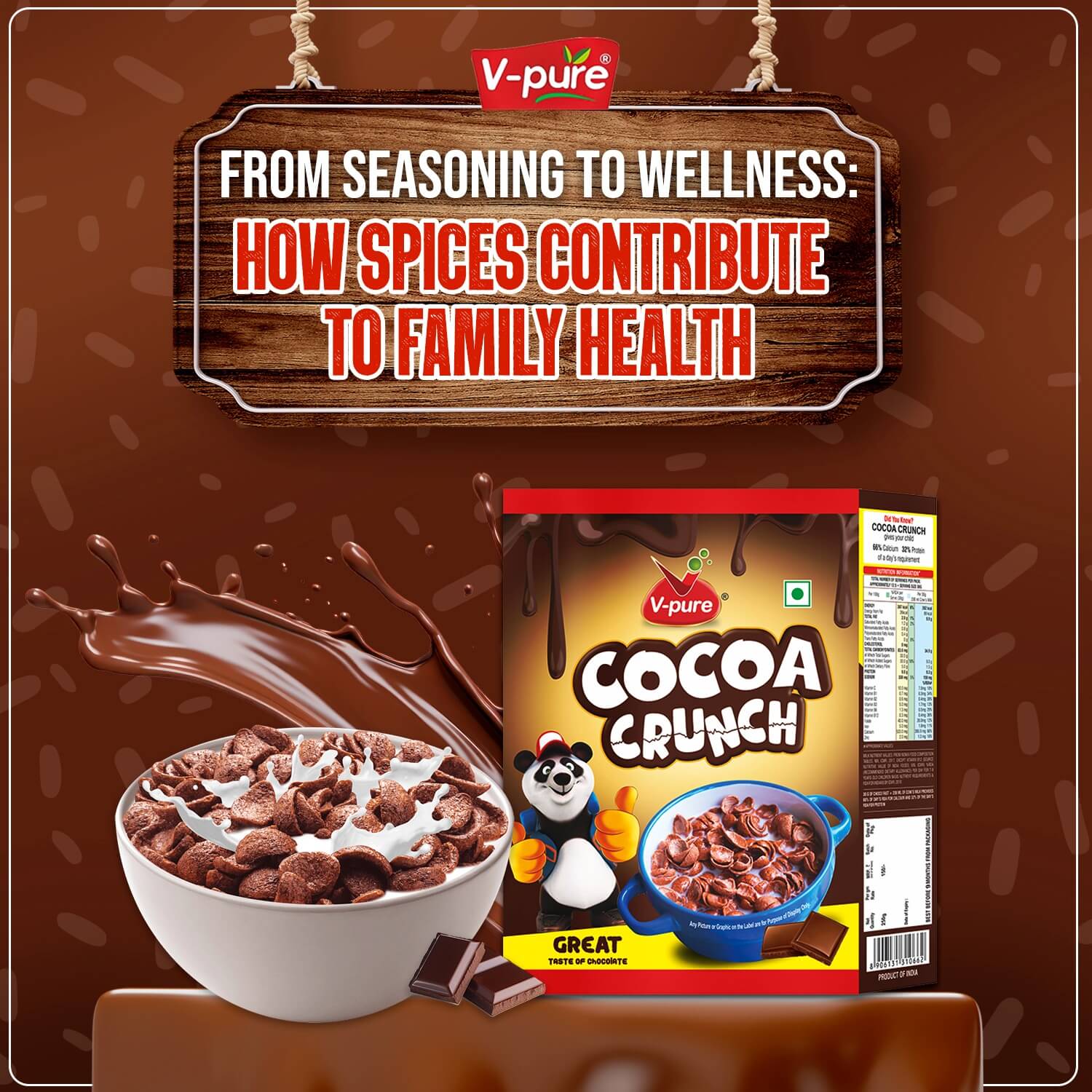 V-pure Cocoa Chocos